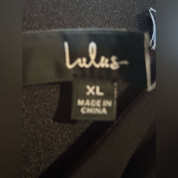 Lulus Dress-Thoughts of Hue Black Surplice Maxi - Picture 14 of 16